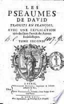 Les Pseaumes de David