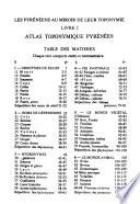 Les Pyrénéens au miroir de leur toponymie: Atlas toponymique pyrénéen
