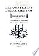 Les quatrains d'Omar Khayyam