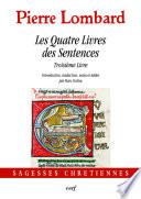 Les Quatre Livres des Sentences - Troisième livre (numér(ique)