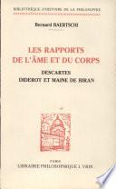 Les rapports de l'âme et du corps