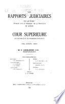 Les recueils de jurisprudence du Québec, publiés par le Barreau de Québec