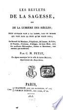 Les Reflets de la Sagesse ou de la Lumière de Siècles