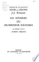 Les rêveries du promeneur solitaire