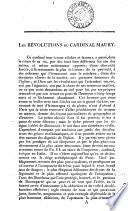 Les révolutions du cardinal Maury [by P.L. Blanchard].
