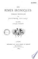 Les rimes ironiques