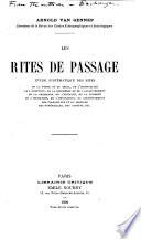 Les rites de passage