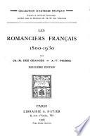 Les romanciers français 1800-1930