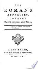 Les romans appréciés,