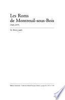 Les Roms de Montreuil-sous-Bois, 1945-1975