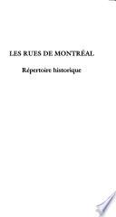 Les rues de Montréal