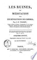 Les ruines, ou méditation sur les révolutions des empires