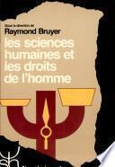 Les sciences humaines et les droits de l'homme