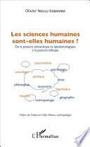 Les sciences humaines sont-elles humaines ?