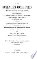 Les sciences occultes