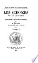 Les sciences pendant la terreur
