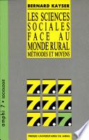 Les sciences sociales face au monde rural
