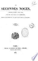 Les secondes noces comedie-vaudeville en deux actes par MM. Melesville et Carmouche