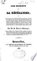 Les secrets de la génération, ...