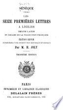 Les seize premières lettres a Lucilius