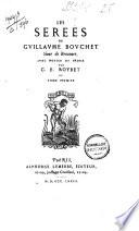 Les serees de Gvillavme Bovchet, sieur de Brocourt