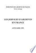 Les Services d'archives en France