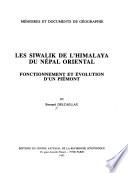 Les Siwalik de l'Himalaya du Népal oriental