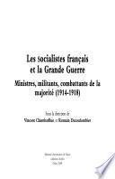 Les socialistes français et la Grande Guerre