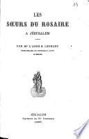 Les Soeurs du Rosaire à Jérusalem