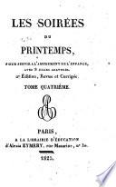 Les Soirées du printemps, pour servir à l'amusement de l'enfance