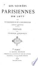 Les soirées parisiennes de [1874-] 1884