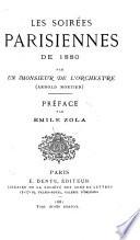Les soirées parisiennes de [1874-] 1884