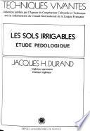 Les sols irrigables