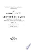 Les Sources inédites de l'histoire du Maroc de 1530 à 1845