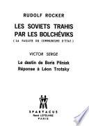 Les Soviets trahis par les bolchéviks