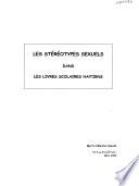 Les stéréotypes sexuels dans les livres scolaires haïtiens