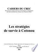 Les strategies de survie a Cotonou
