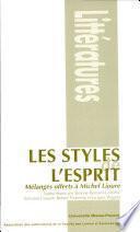 Les styles de l'esprit