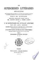Les Supercheries littéraires dévoilées