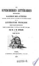 Les Supercheries Littérarires Dévoiées