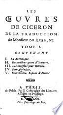 Les Œuvres De Ciceron