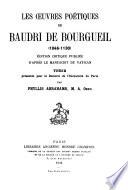 Les Œuvres poétiques de Baudri de Bourgueil (1046-1130)