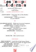 Les temps modernes