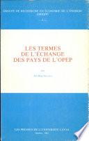 Les termes de l'échange des pays de l'OPEP