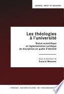 Les théologies à l'université