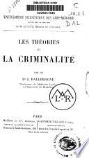 Les théories de la criminalité