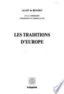 Les traditions d'Europe