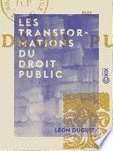 Les Transformations du droit public