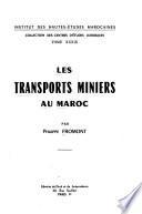 Les transports miniers au Maroc