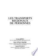Les transports régionaux de personnes